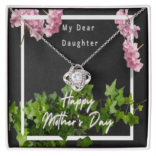 MOTHER DAY, Mother's Day Necklace, Message Card Mom, For Daughter, Jewelry Gift